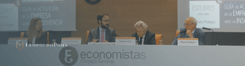 Imagen principal del post Bárbara Pitarque, el Consejo General De Economistas Y CEPYME presentan la cuarta edición de La Guía De Actuación De La Empresa Ante La Insolvencia 